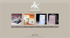 Desktop Screenshot of akemballages.com